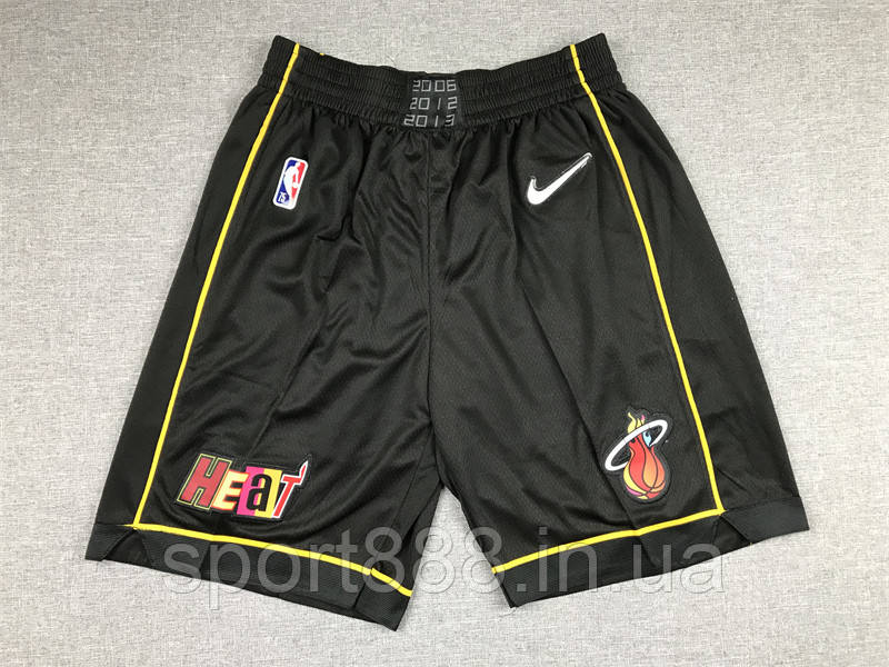 Чорні шорти Маямі Хіт Nike Miami Heat Swingman short 75 th