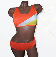 Купальник  підлітковий роздільний топ і плавки Розмір 116-122 128-134  152-158 164-170