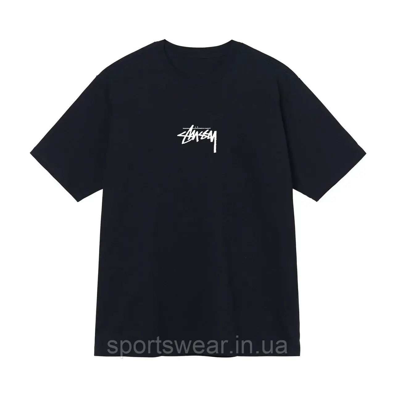 Чоловіча чорна Футболка Stussy stock box "" В стилі Stussy ""