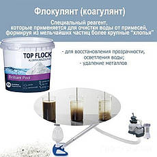 Флокулянт (коагулянт, флокер) у гранулах для води в басейні 80205 ECM (Угорщина), 200 г, фото 4