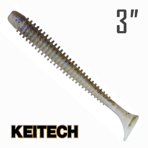 Swing Impact 3" (70 мм.) 10 шт. Силікон Keitech col. 440 electric shad