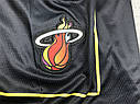 Чорні шорти баскетбольні Маямі Хіт Just DON Miami Heat Black, фото 5