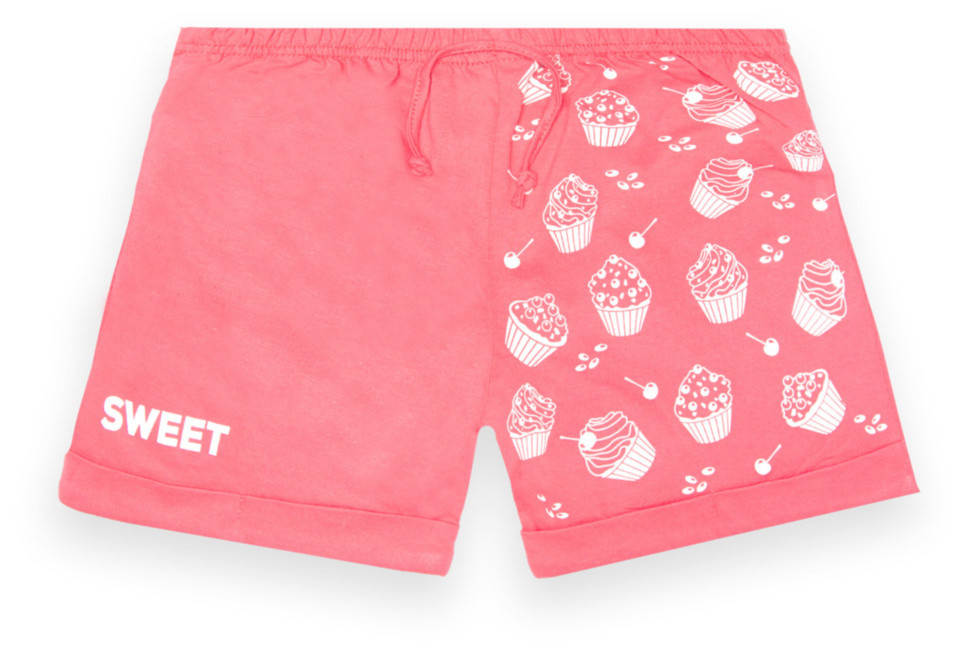 Шорти дитячі яскраві для дівчинки GABBI SH-22-4/1 Рожевий на зріст 86 (13202)