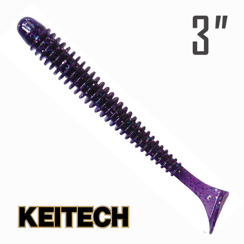 Swing Impact 3" (70 мм.) 10 шт. Силікон Keitech col. ea#04 violet
