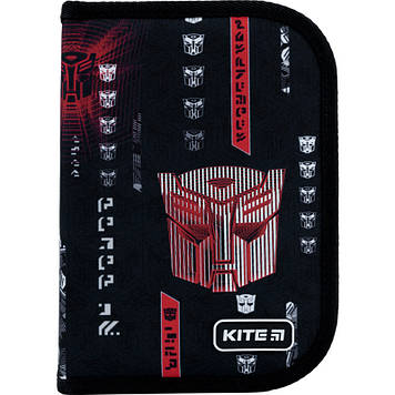 Пенал без наповнення Education "Transformers" 1 відділення, 1 закот, Kite (TF22-621)