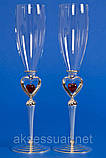 Весільні бокали для шампанського, фото 3