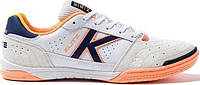 Футзалки (бампы) Kelme ELITE бело-оранжевые 55.904.0522