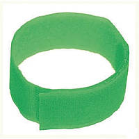 Идентификационная повязка с застежкой на липучке зелёная, 10 шт/упак
