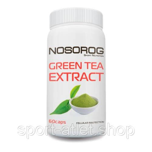 Натуральна добавка Nosorog Green Tea Extract, 60 капсул