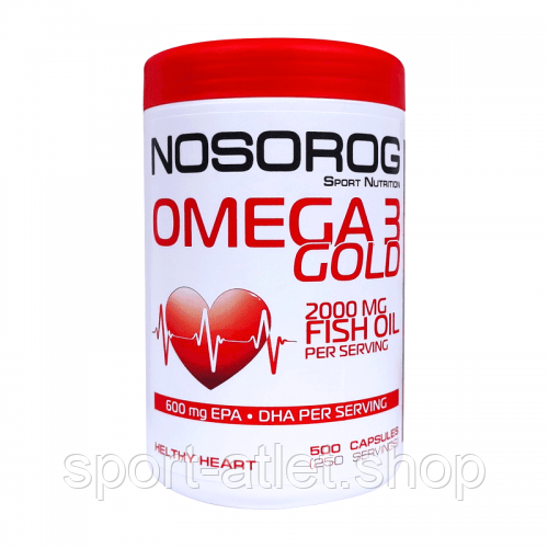 Жирні кислоти Nosorog Omega 3 Gold, 300 капсул, фото 1