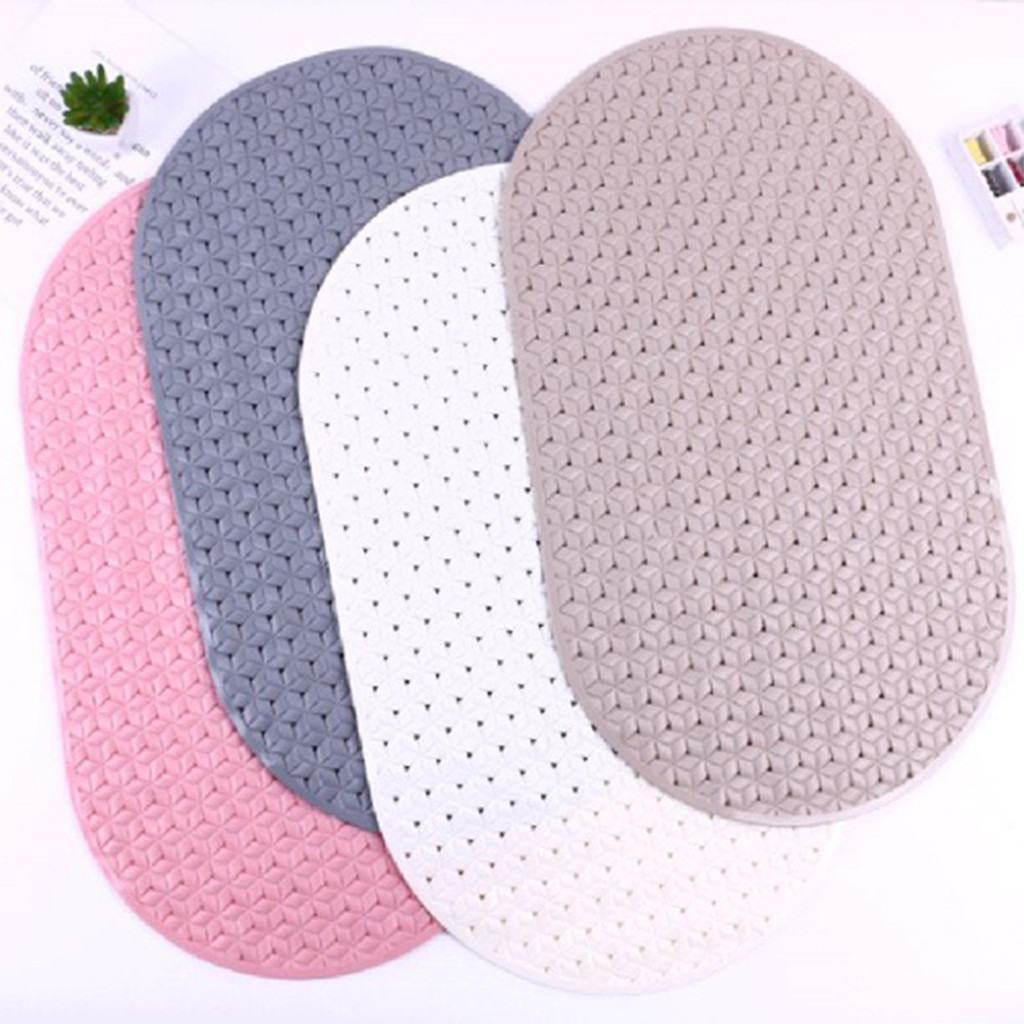 Килимок для ванної кімнати протиковзкий Stenson Rhombus WW-00586 36х68 см артикул 4253650