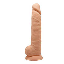 Фаллоімітатор реаліст реалістичний SilexD Arnold Flesh (MODEL 5 size 10in), двошаровий, силікон+Silexpan, д | Knopka, фото 3