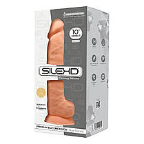 Фаллоімітатор реаліст реалістичний SilexD Arnold Flesh (MODEL 5 size 10in), двошаровий, силікон+Silexpan, д | Knopka, фото 6