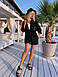 Прогулянковий літній жіночий костюм-трійка (шорти + майка + сорочка); американський креп/7 кольорів, фото 6
