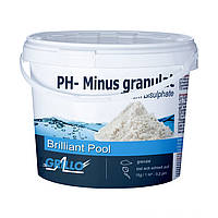 Средство для понижения уровня pH для бассейна Grillo 80014, pH- минус, Германия, 1.5кг