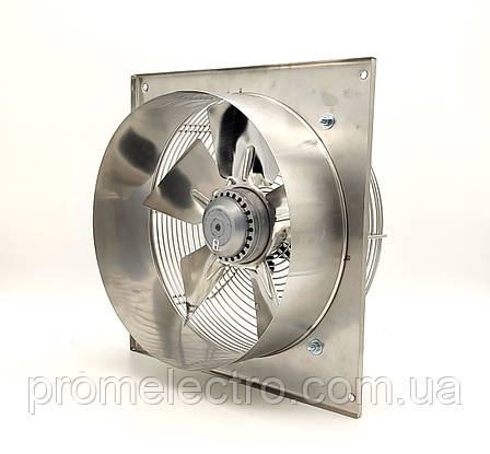 Нержавіючий осьовий промисловий вентилятор Турбовент ОВН 450В з нержавіючим фланцем, фото 2