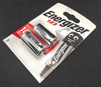 Літієва батарейка Energizer CR123 (2шт.)