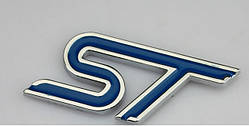 Емблема кузова FORD ST синя