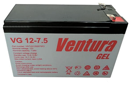 Гелевий акумулятор GEL Ventura 12В 7.5 Ач VG 12-7.5