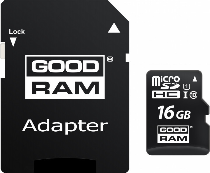 Карта Памяти 16GB MicroSDHC GOODRAM CLASS 10 (ADAPTER SD) — Купить ...
