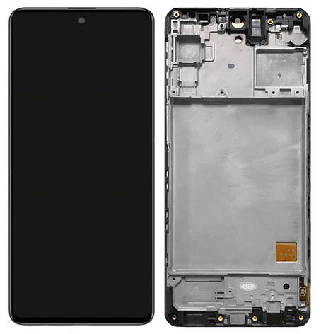 Дисплей Samsung Galaxy M31s M317 с тачскрином и рамкой, оригинал 100% Service Pack, Black, фото 2
