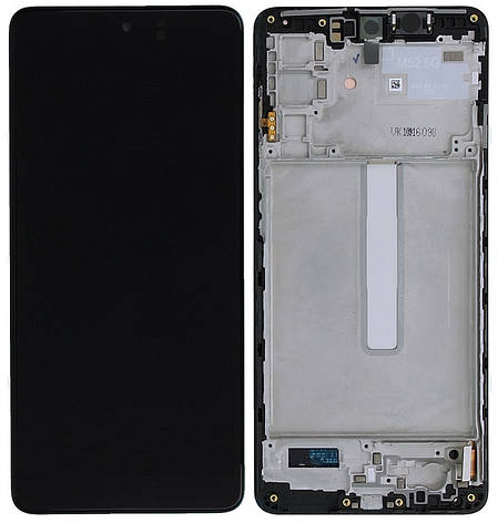 Дисплей Samsung Galaxy M52 M526 5G с тачскрином и рамкой, оригинал 100% Service Pack, Black, фото 2