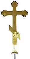 Крест восьмиконечный со звездами металл 3м №5