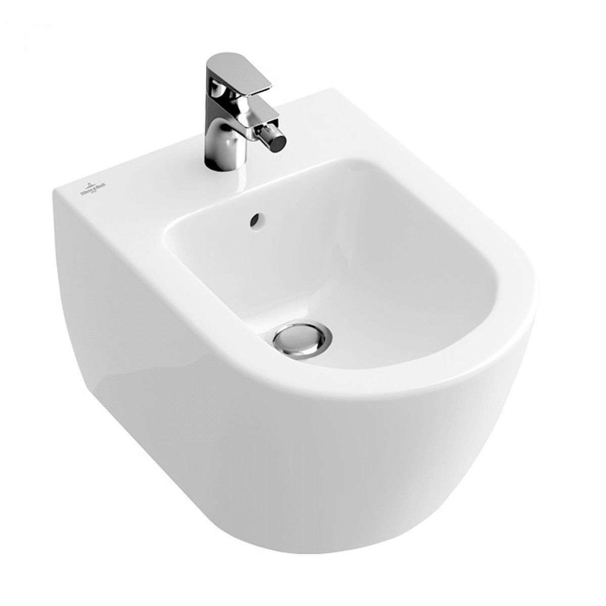 Биде подвесное VILLEROY&BOCH SUBWAY 2.0 54000001 белое 110705 - фото 1 - id-p1625767509