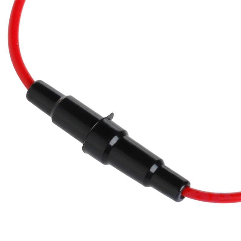 Корпус під запобіжник з кабелем 6мм x 30мм