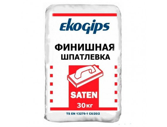 Купить SATENGIPS (САТЕНГИПС) шпаклевка финишная ЭКОГИПС, цена 297.20 ...