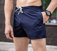 Купальные шорты мужские пляжные плавательные летние Povedov синие Турция. Живое фото