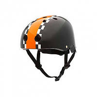 Велосипедный шлем Trybike 47 53см черный с оранжевым(1659169286754)