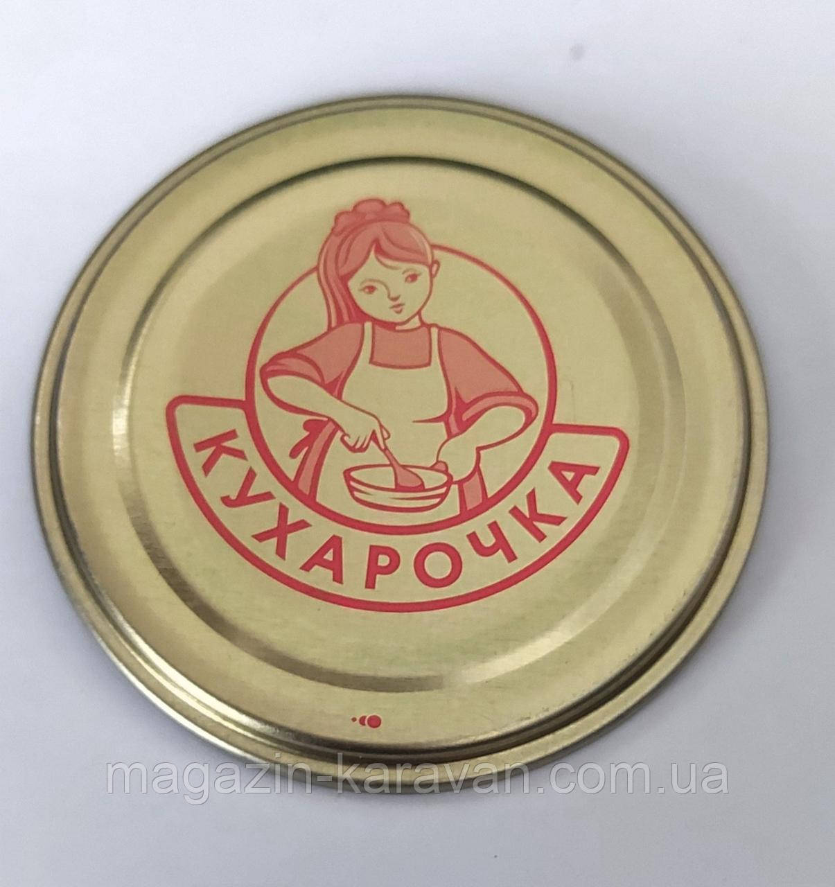 Кришка для банки СКО для консервування діаметром 82 мм стандартна