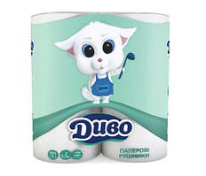 Рушники паперові 2-х шарові "Диво", білі, Обухів