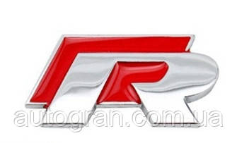 Емблема кузова VW Volkswagen R-line Rline червона Rline