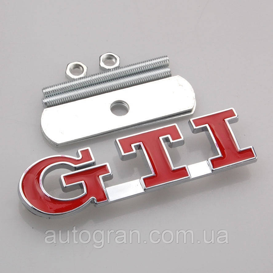 Емблема решітки радіатора VW GTI