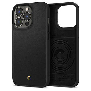 Чохол Cyrill Leather Brick Black для iPhone 13 Pro Max