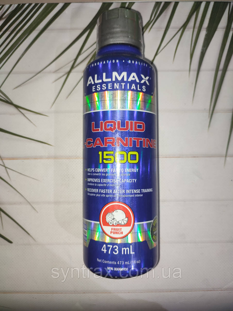 Allmax L-Carnitine liquid 473 ml жироспалювач карнітин рідкий