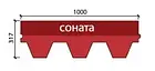 Бітумна черепиця Shinglas (Шинглас) Оптіма Сота Сіра, фото 4