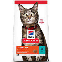 Hills (Хиллс) Science Plan Adult Optimal Care корм для кошек с тунцом, 1.5 кг