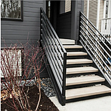 Огородження / Перила для ганку / Поручні / Огородження металеві на балкон терасу в стилі лофт, фото 3