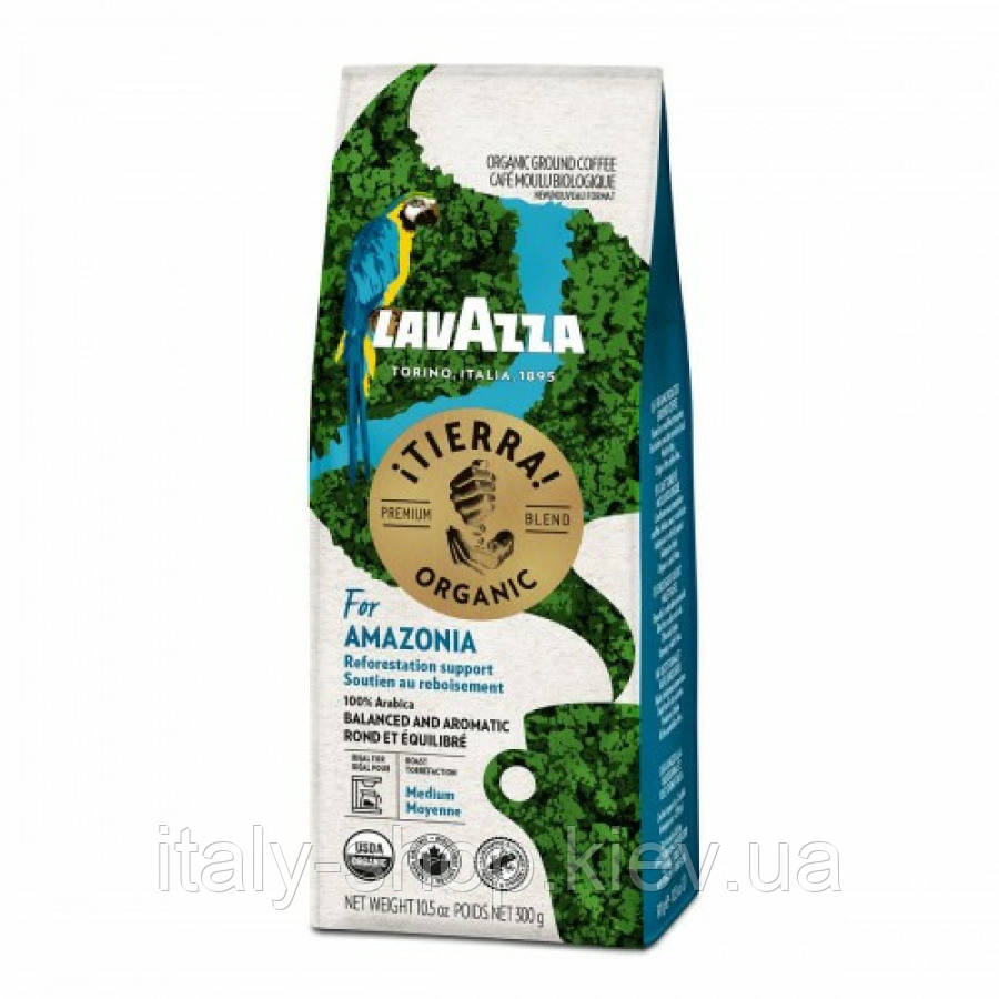 LAVAZZA ¡Tierra Bio-Organic For Amazonia , мелена, 180 г, Італія