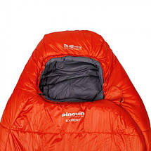 Зимовий спальний мішок-кокон Pinguin Expert CCS (-8/-16°С) 195 см, Right Zip (Orange), фото 4
