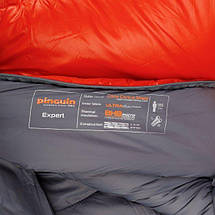 Зимовий спальний мішок-кокон Pinguin Expert CCS (-8/-16°С) 195 см, Right Zip (Orange), фото 5