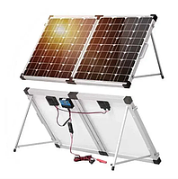 Солнечная батарея с контролером и USB на 100 Ват походная Солнечная станция