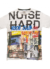 Літня дитяча футболка для хлопчика з малюнком MEK Італія 181MHFN018 Бежевий.Топ!