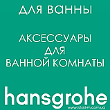 Тримач туалетного паперу з полицею hansgrohe AddStoris Polished Gold Optic 41772990, фото 5