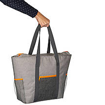 Термосумка Bo-Camp Beach 18 Liters Grey | Ізотермічна сумка-холодильник для збереження температури продуктів і напоїв, 18 л, фото 3