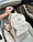 Брендовий жіночий рюкзак нейлоновий Prada Light Beige  ⁇  Прада Світло-бежевий, фото 4