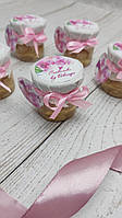 Бонбоньєрки, подарунки для гостей на день народження дівчинки з ім'ям та датою